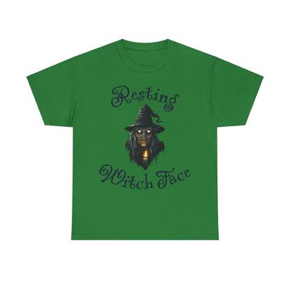 Resiting Witch Face, Halloween T-Shirt, Spooky and Funny, Halloween Lover Gift