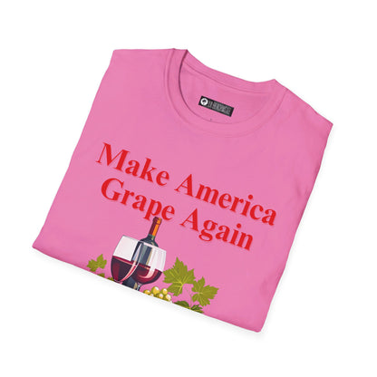 Make America Grape Again T-Shirt, grape shirt, wine gear, political wear, american politics, political gift, wine gift