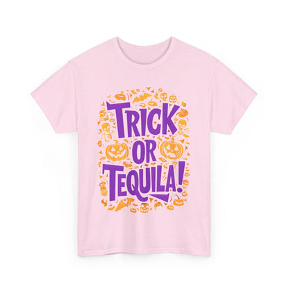 Trick or Tequila, Halloween T-Shirt, Spooky and Funny, Party Lovers Shirt, Drinking Shirt, Party Shirt, Halloween Lover Gift