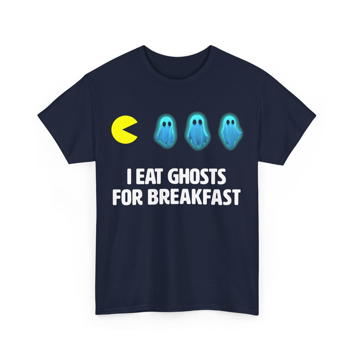 Ghosts for breakfast, Halloween T-Shirt, Spooky and Funny, Musical reference, Gift for Halloween Lovers, Pac Man gift