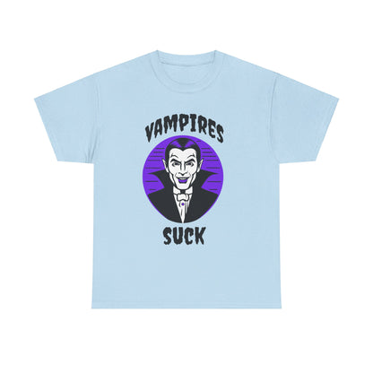 Vampires Suck, Halloween T-Shirt, Spooky and Funny, Vampire Tee, Gift for Halloween Lovers