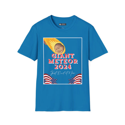 Giant Meteor 2024 T-Shirt, political wear, american politics, political gift, astrology gift, science gift