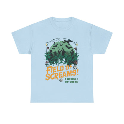 Field of Screams, Halloween T-Shirt, Baseball shirt, Movie Shirt, Spooky and Funny, Halloween Lover Gift, Baseball Movie Gift