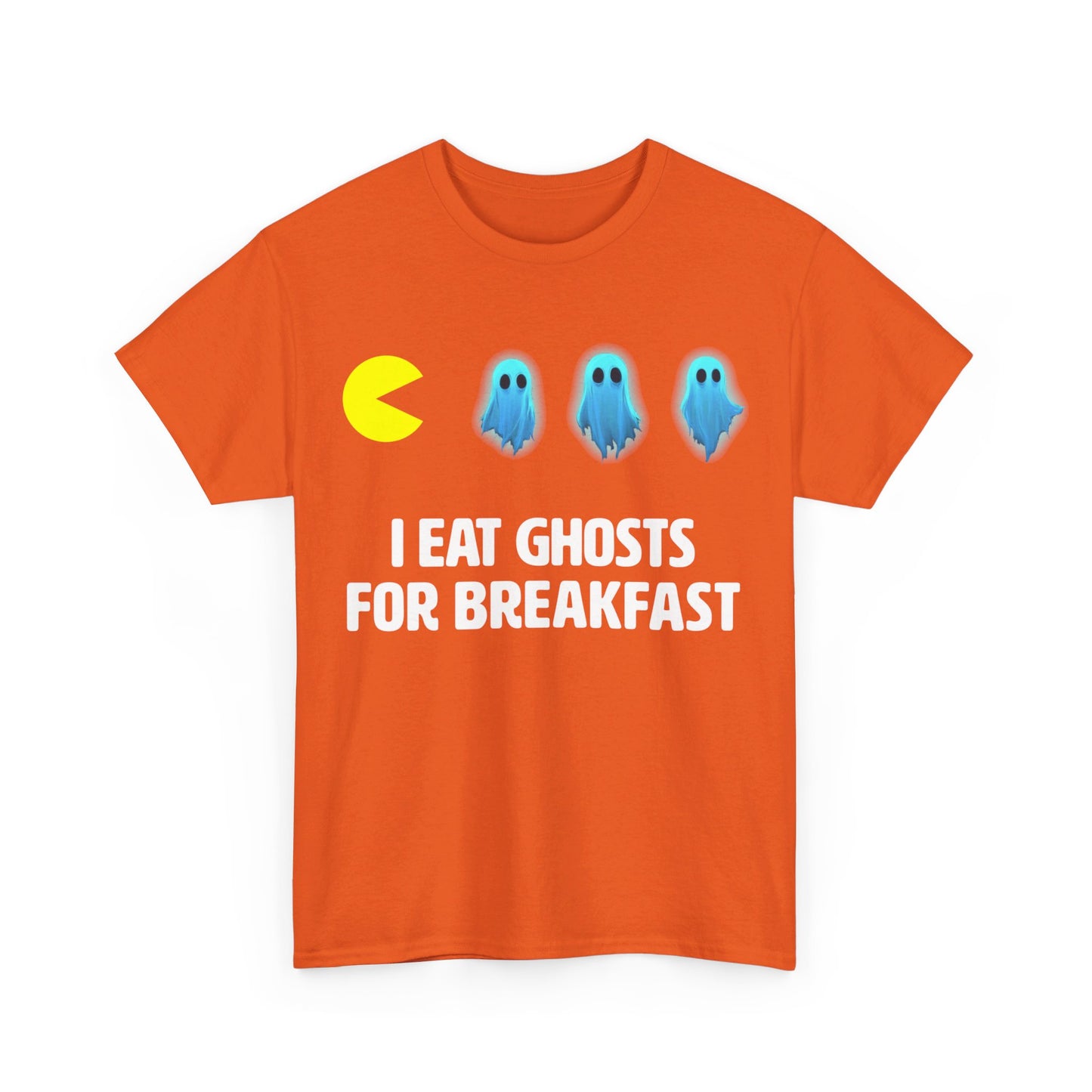 Ghosts for breakfast, Halloween T-Shirt, Spooky and Funny, Musical reference, Gift for Halloween Lovers, Pac Man gift