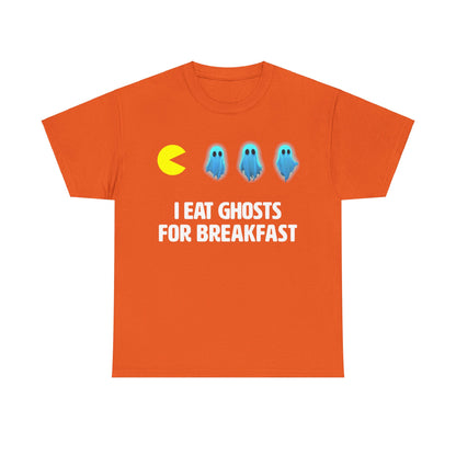 Ghosts for breakfast, Halloween T-Shirt, Spooky and Funny, Musical reference, Gift for Halloween Lovers, Pac Man gift