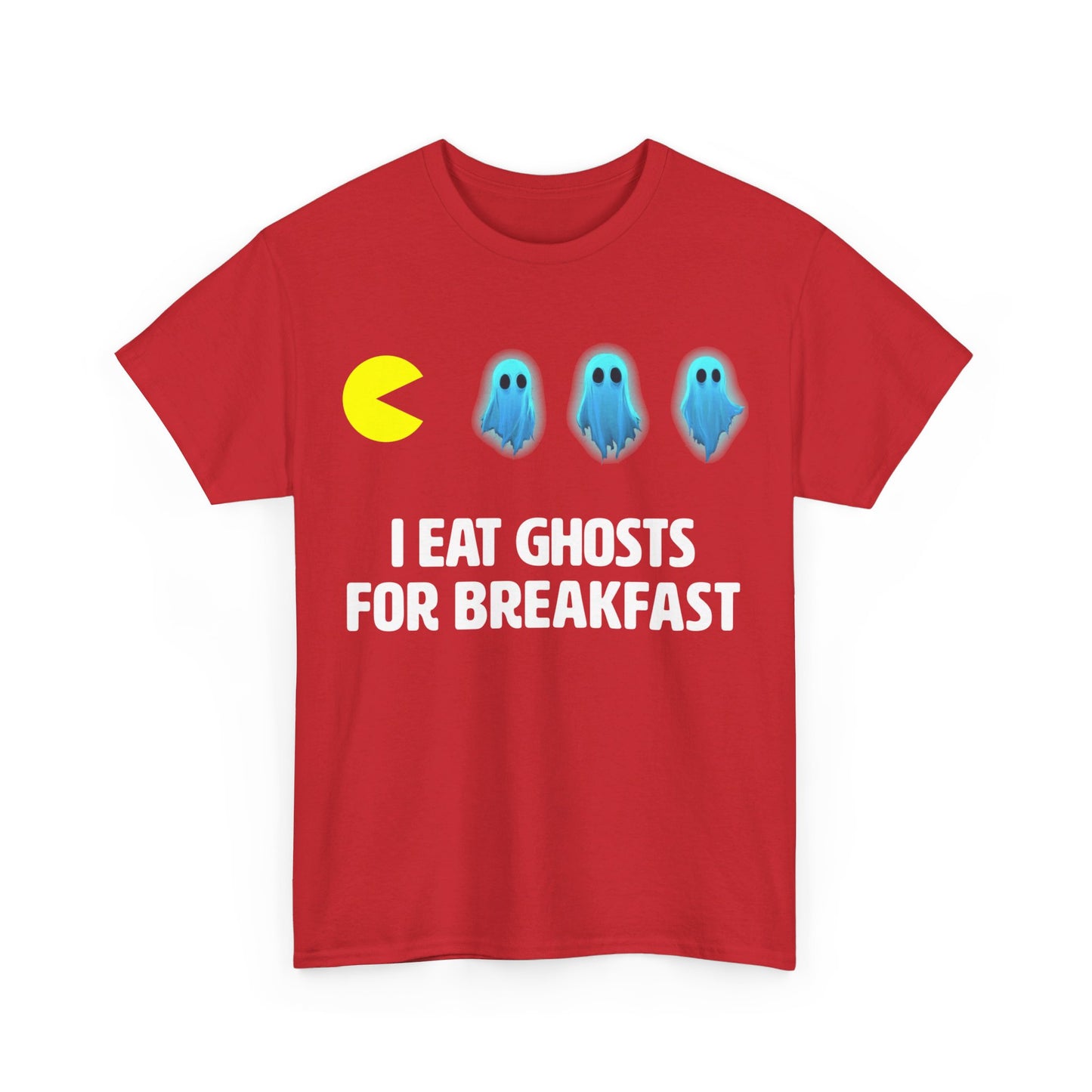 Ghosts for breakfast, Halloween T-Shirt, Spooky and Funny, Musical reference, Gift for Halloween Lovers, Pac Man gift