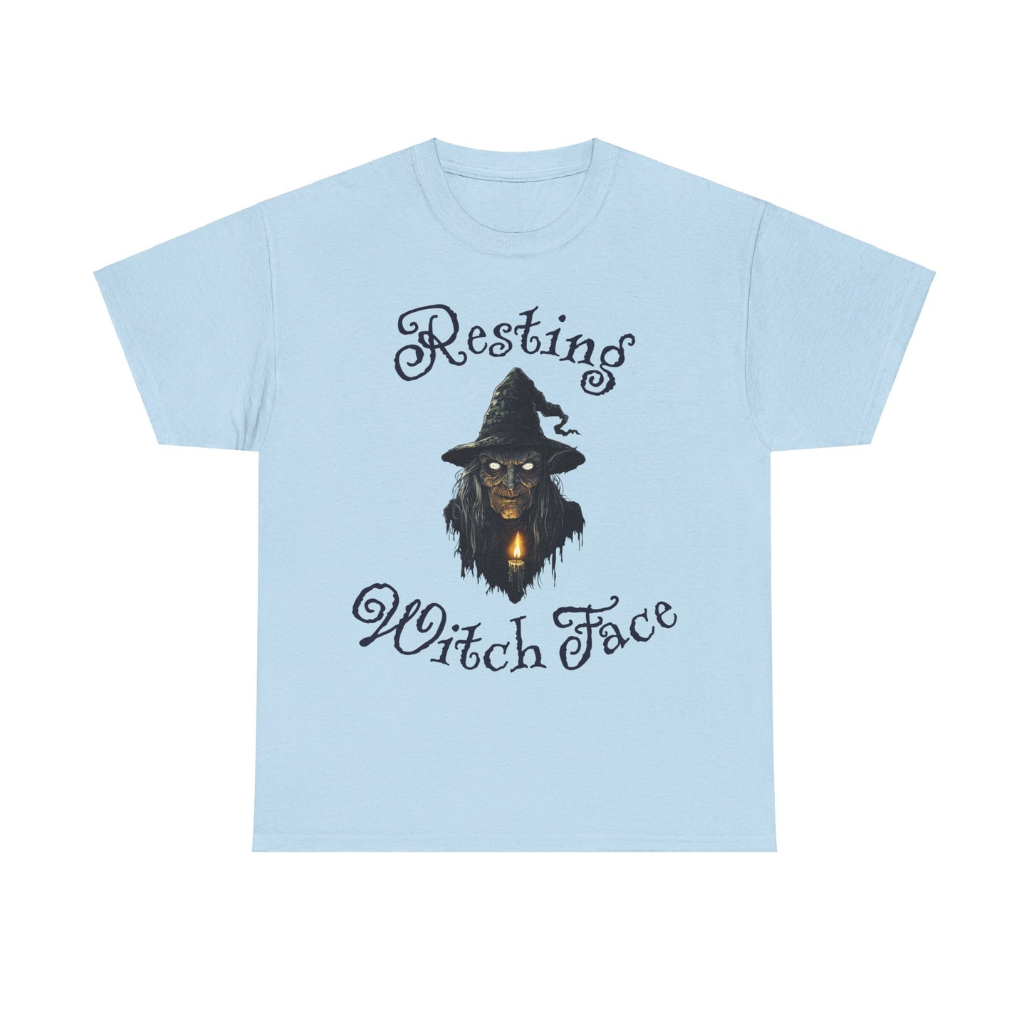 Resiting Witch Face, Halloween T-Shirt, Spooky and Funny, Halloween Lover Gift