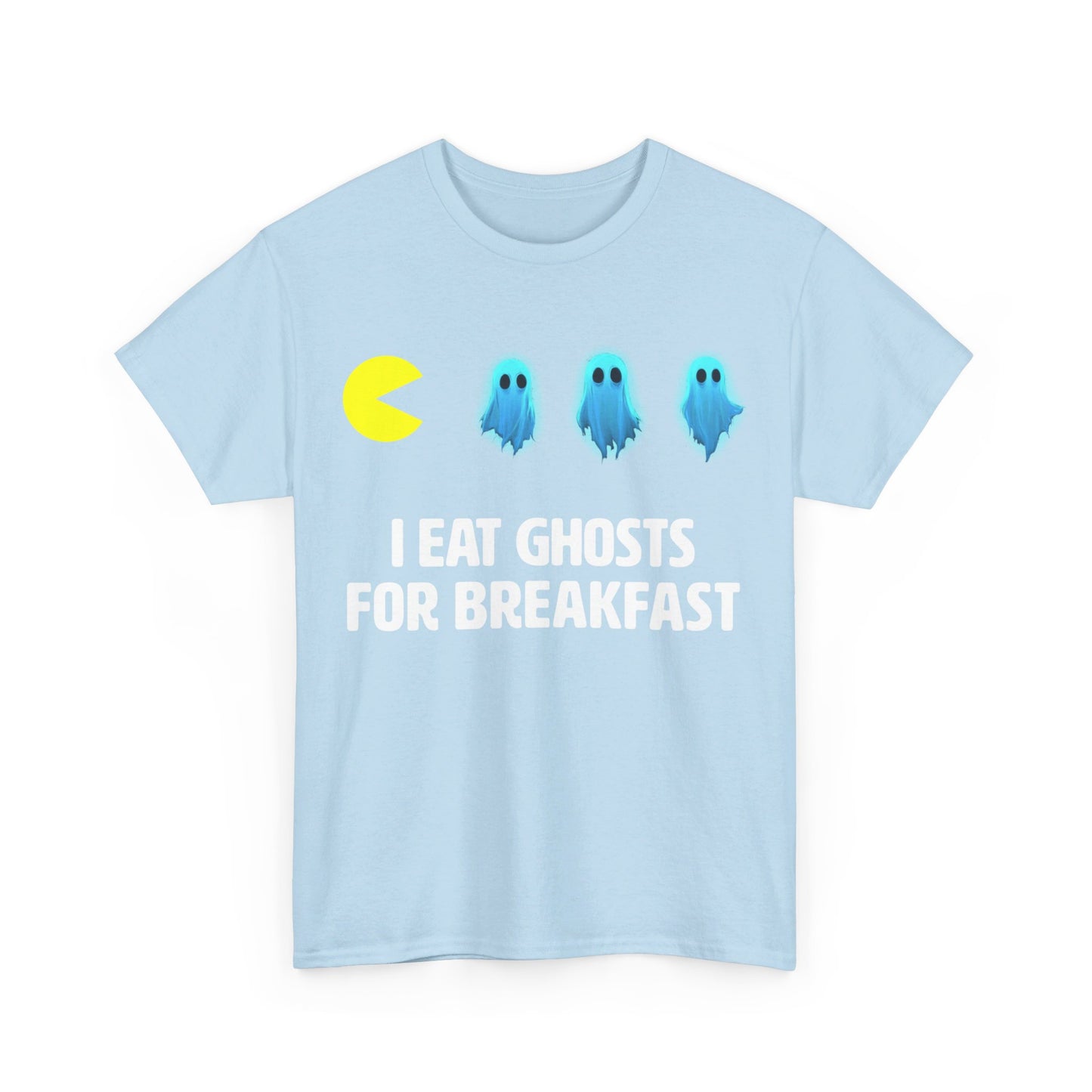 Ghosts for breakfast, Halloween T-Shirt, Spooky and Funny, Musical reference, Gift for Halloween Lovers, Pac Man gift