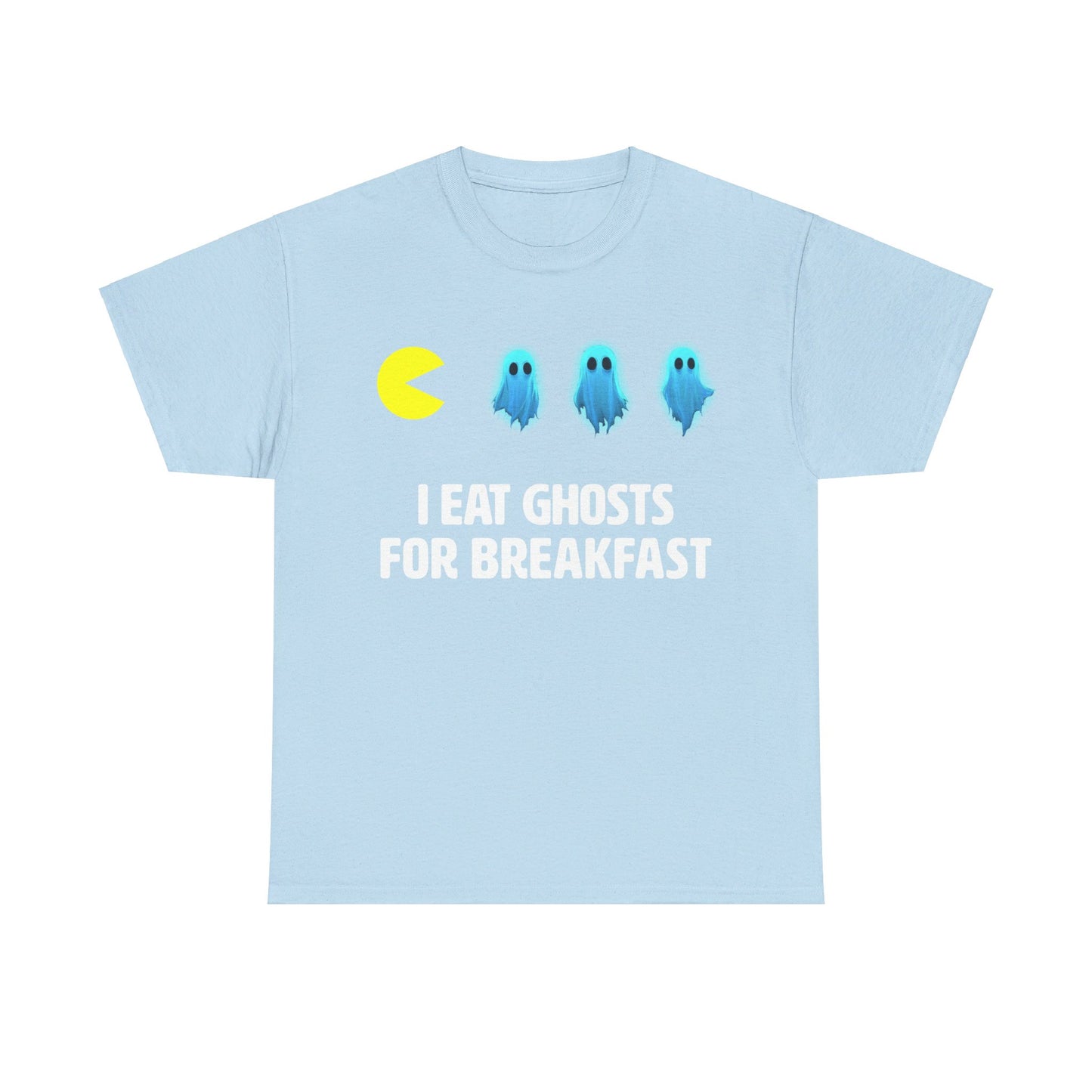 Ghosts for breakfast, Halloween T-Shirt, Spooky and Funny, Musical reference, Gift for Halloween Lovers, Pac Man gift