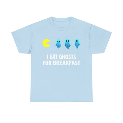 Ghosts for breakfast, Halloween T-Shirt, Spooky and Funny, Musical reference, Gift for Halloween Lovers, Pac Man gift