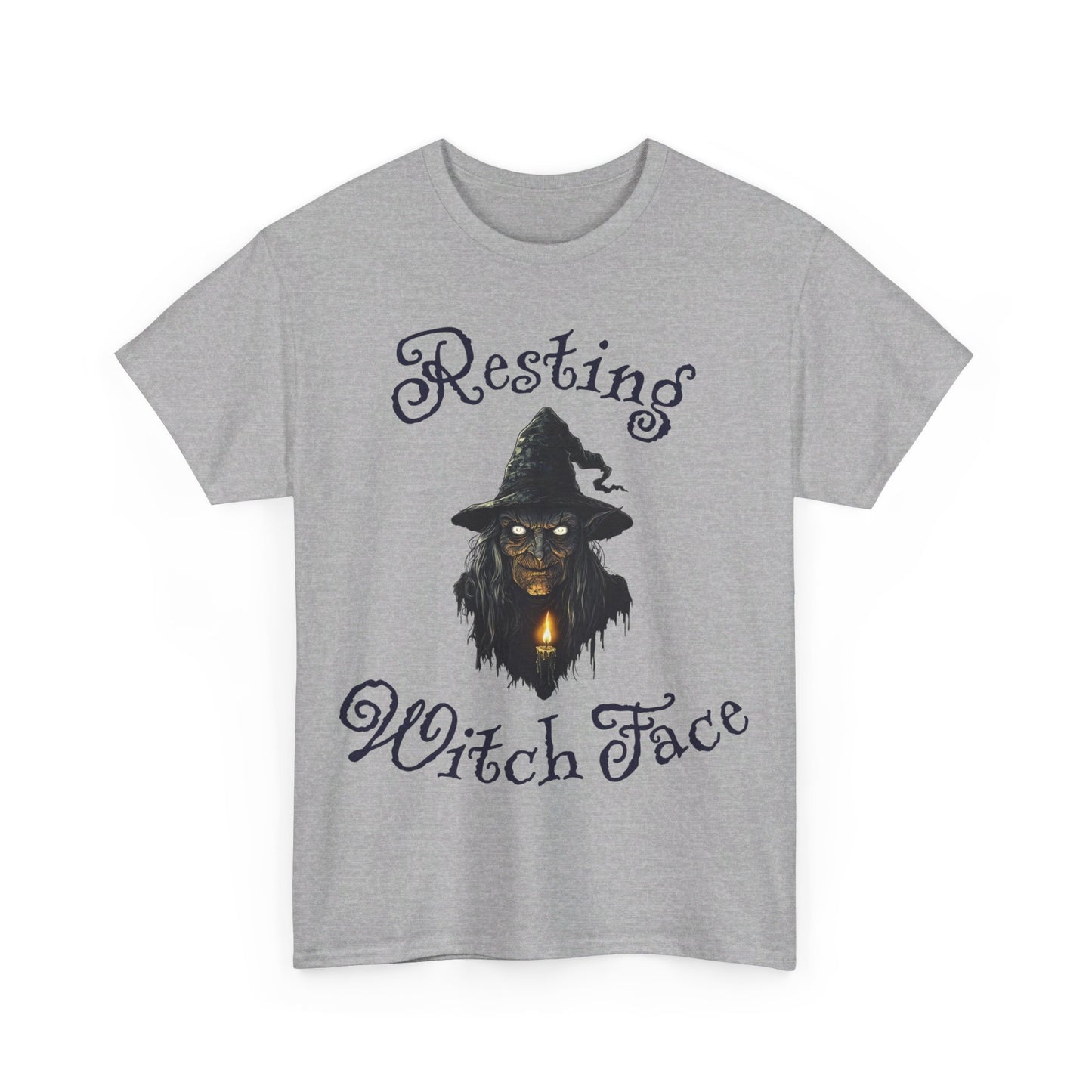 Resiting Witch Face, Halloween T-Shirt, Spooky and Funny, Halloween Lover Gift