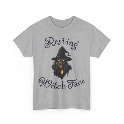 Resiting Witch Face, Halloween T-Shirt, Spooky and Funny, Halloween Lover Gift