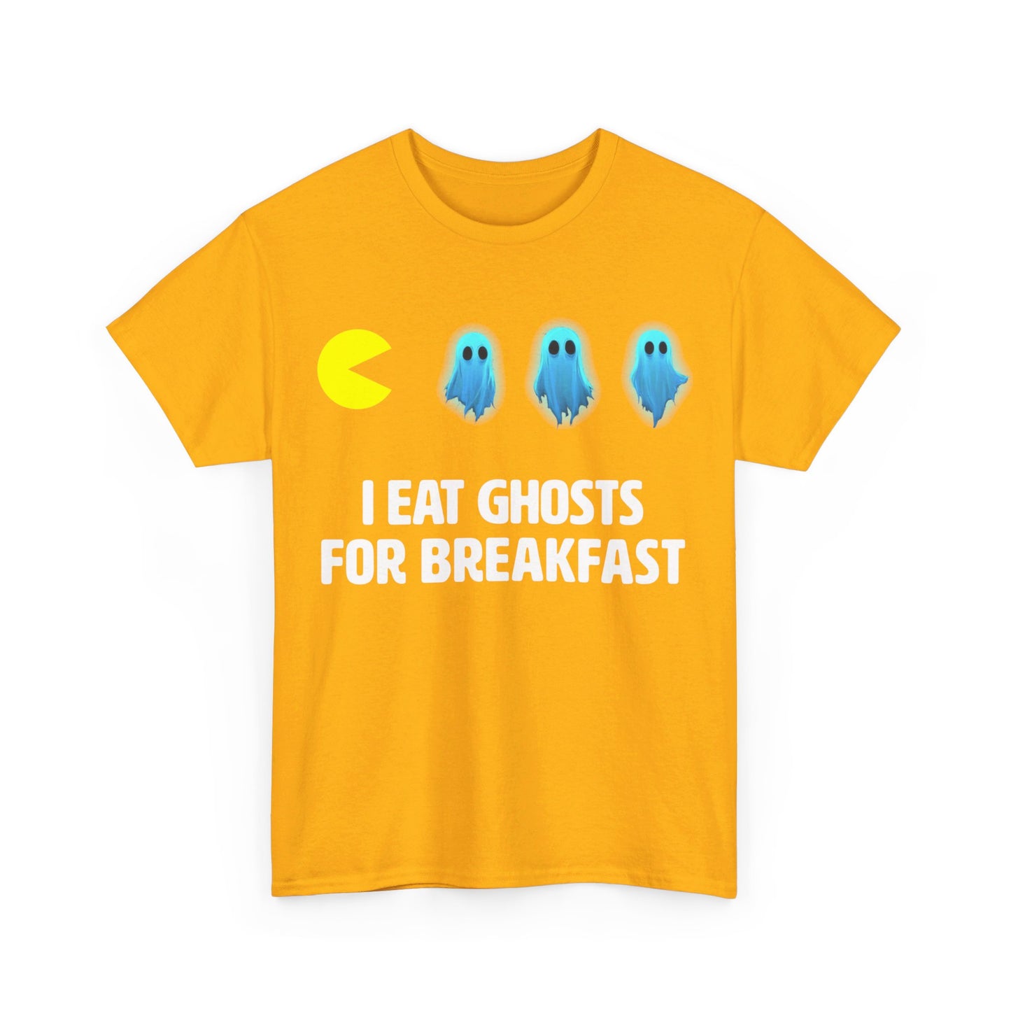 Ghosts for breakfast, Halloween T-Shirt, Spooky and Funny, Musical reference, Gift for Halloween Lovers, Pac Man gift