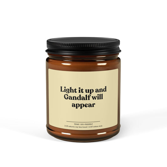 Gandalf candle, the perfect humorous gift for moms.Funny soy candle,ideal for those tough-to-buy-for people!