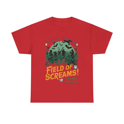 Field of Screams, Halloween T-Shirt, Baseball shirt, Movie Shirt, Spooky and Funny, Halloween Lover Gift, Baseball Movie Gift