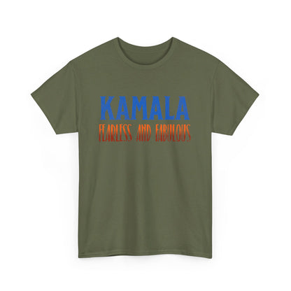 Kamala T-Shirt, Fearless and Fabulous, Politics Election 2024, Unique Political Apparel, Election Gift