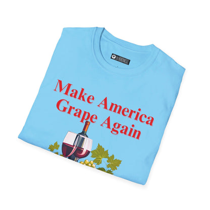 Make America Grape Again T-Shirt, grape shirt, wine gear, political wear, american politics, political gift, wine gift