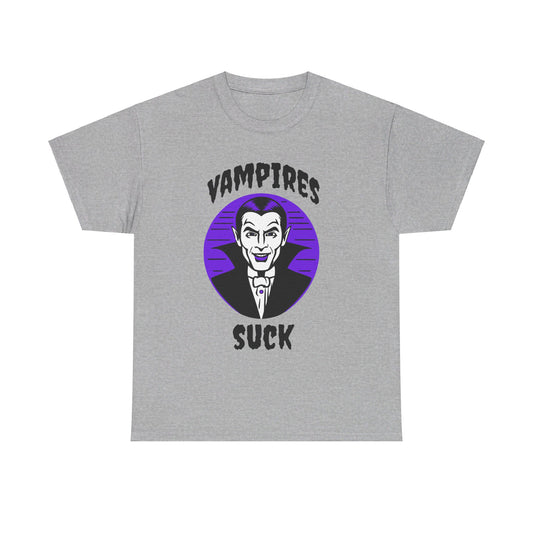 Vampires Suck, Halloween T-Shirt, Spooky and Funny, Vampire Tee, Gift for Halloween Lovers