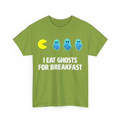 Ghosts for breakfast, Halloween T-Shirt, Spooky and Funny, Musical reference, Gift for Halloween Lovers, Pac Man gift