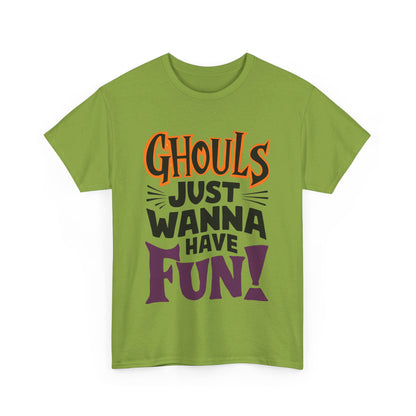 Ghouls Just Wanna Have Fun, Halloween T-Shirt, Spooky and Funny, Music Lovers Shirt, Halloween Lover Gift