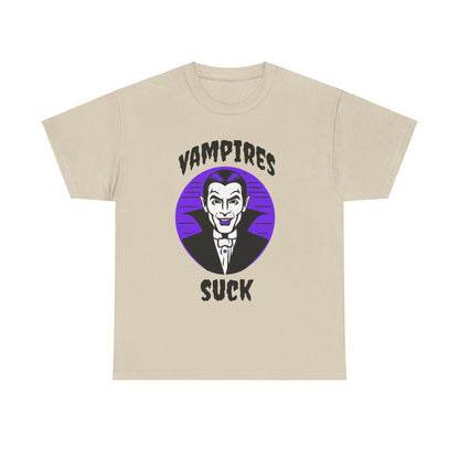 Vampires Suck, Halloween T-Shirt, Spooky and Funny, Vampire Tee, Gift for Halloween Lovers