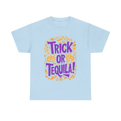 Trick or Tequila, Halloween T-Shirt, Spooky and Funny, Party Lovers Shirt, Drinking Shirt, Party Shirt, Halloween Lover Gift