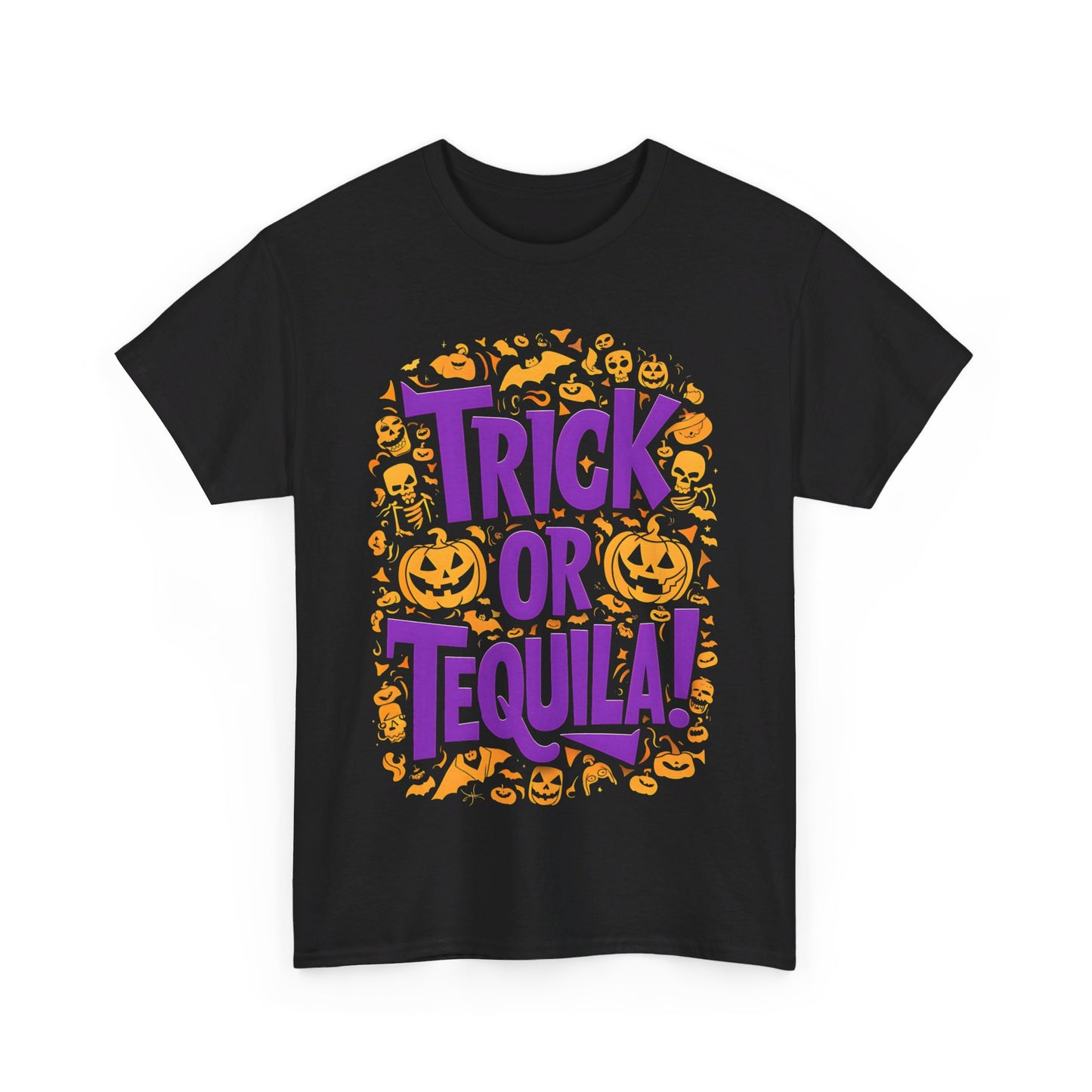 Trick or Tequila, Halloween T-Shirt, Spooky and Funny, Party Lovers Shirt, Drinking Shirt, Party Shirt, Halloween Lover Gift