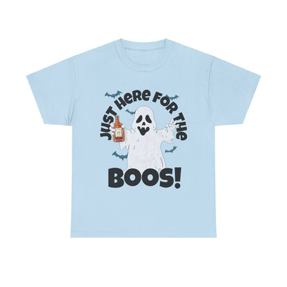 Boos!, Halloween T-Shirt, Spooky and Funny, Party Ghost Shirt, Drinking, Gift for Halloween Lovers