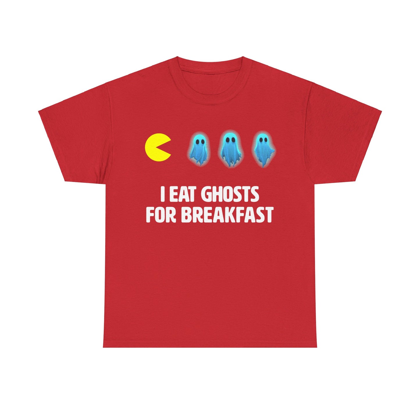 Ghosts for breakfast, Halloween T-Shirt, Spooky and Funny, Musical reference, Gift for Halloween Lovers, Pac Man gift