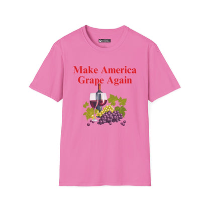 Make America Grape Again T-Shirt, grape shirt, wine gear, political wear, american politics, political gift, wine gift