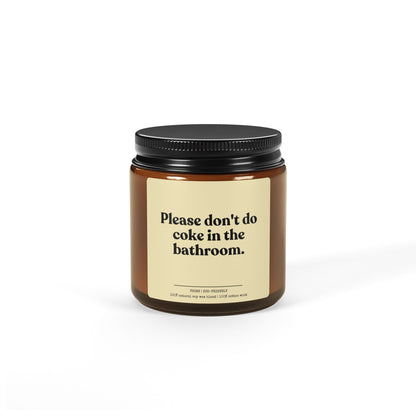 Cocaine candle, the perfect humorous gift for moms.Funny soy candle,ideal for those tough-to-buy-for people!