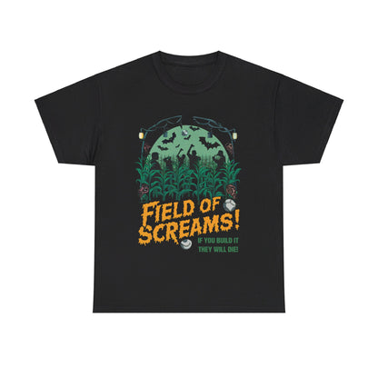 Field of Screams, Halloween T-Shirt, Baseball shirt, Movie Shirt, Spooky and Funny, Halloween Lover Gift, Baseball Movie Gift