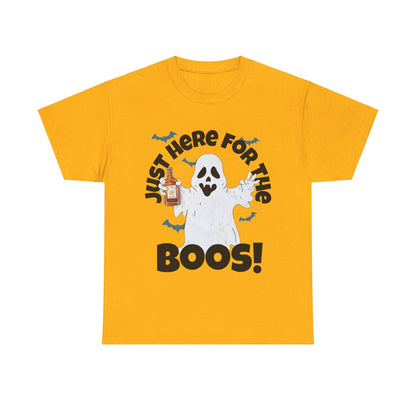 Boos!, Halloween T-Shirt, Spooky and Funny, Party Ghost Shirt, Drinking, Gift for Halloween Lovers