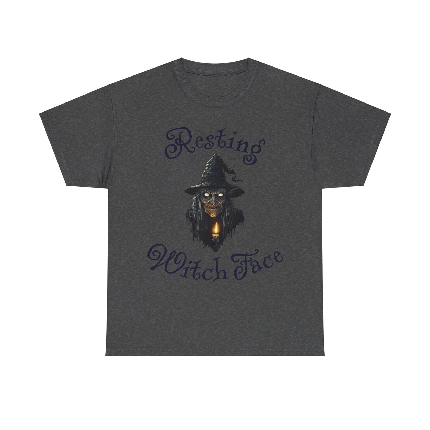 Resiting Witch Face, Halloween T-Shirt, Spooky and Funny, Halloween Lover Gift