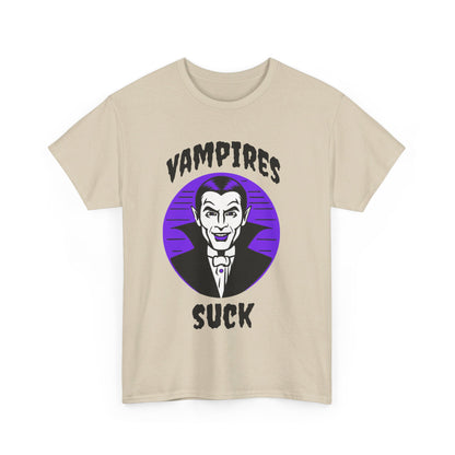 Vampires Suck, Halloween T-Shirt, Spooky and Funny, Vampire Tee, Gift for Halloween Lovers