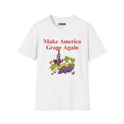 Make America Grape Again T-Shirt, grape shirt, wine gear, political wear, american politics, political gift, wine gift