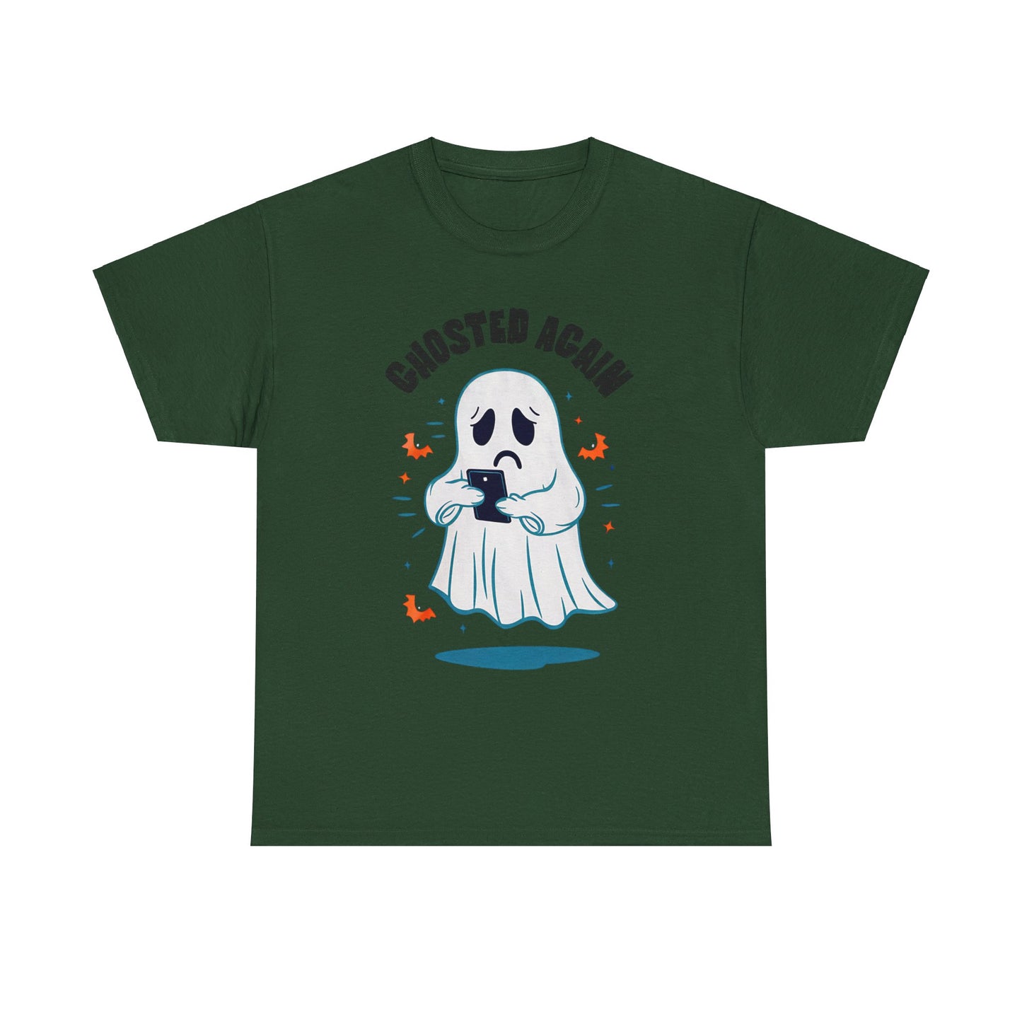 Ghosted Again, Halloween T-Shirt, Spooky and Funny, Culture Lovers Shirt, Halloween Lover Gift