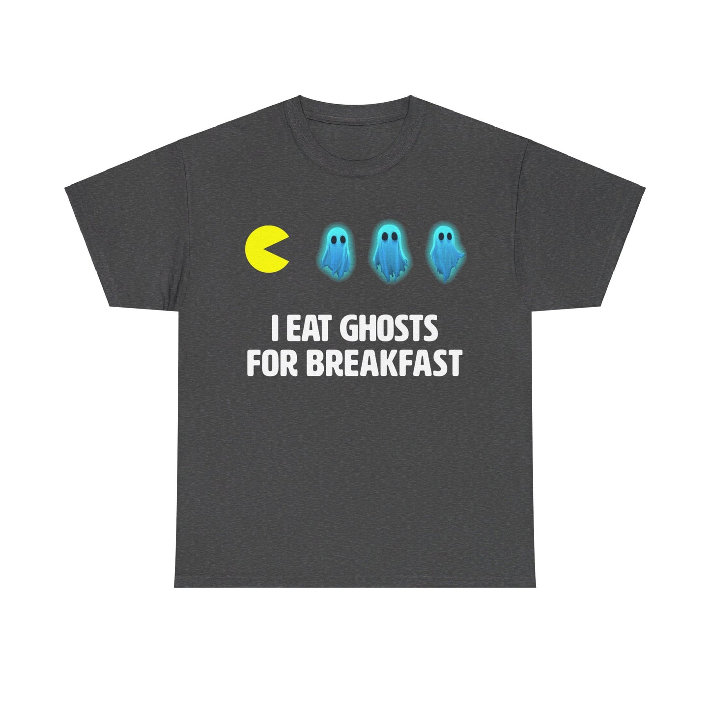 Ghosts for breakfast, Halloween T-Shirt, Spooky and Funny, Musical reference, Gift for Halloween Lovers, Pac Man gift