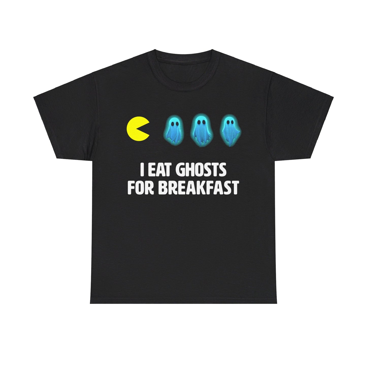 Ghosts for breakfast, Halloween T-Shirt, Spooky and Funny, Musical reference, Gift for Halloween Lovers, Pac Man gift