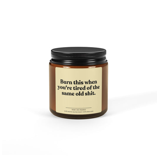 Burn This candle, the perfect humorous gift for moms.Funny soy candle,ideal for those tough-to-buy-for people!