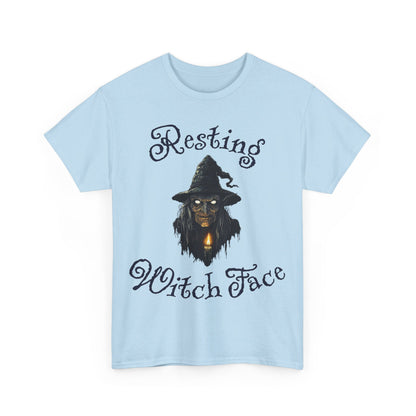 Resiting Witch Face, Halloween T-Shirt, Spooky and Funny, Halloween Lover Gift