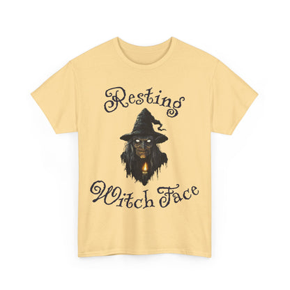 Resiting Witch Face, Halloween T-Shirt, Spooky and Funny, Halloween Lover Gift