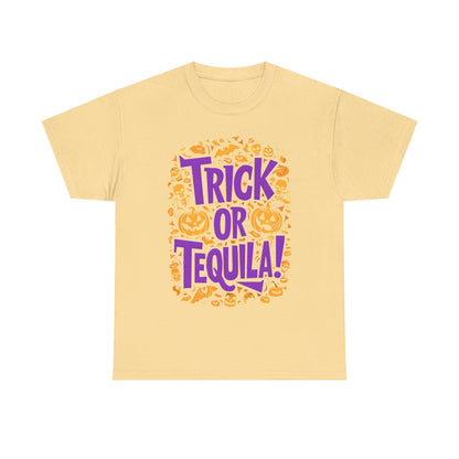 Trick or Tequila, Halloween T-Shirt, Spooky and Funny, Party Lovers Shirt, Drinking Shirt, Party Shirt, Halloween Lover Gift