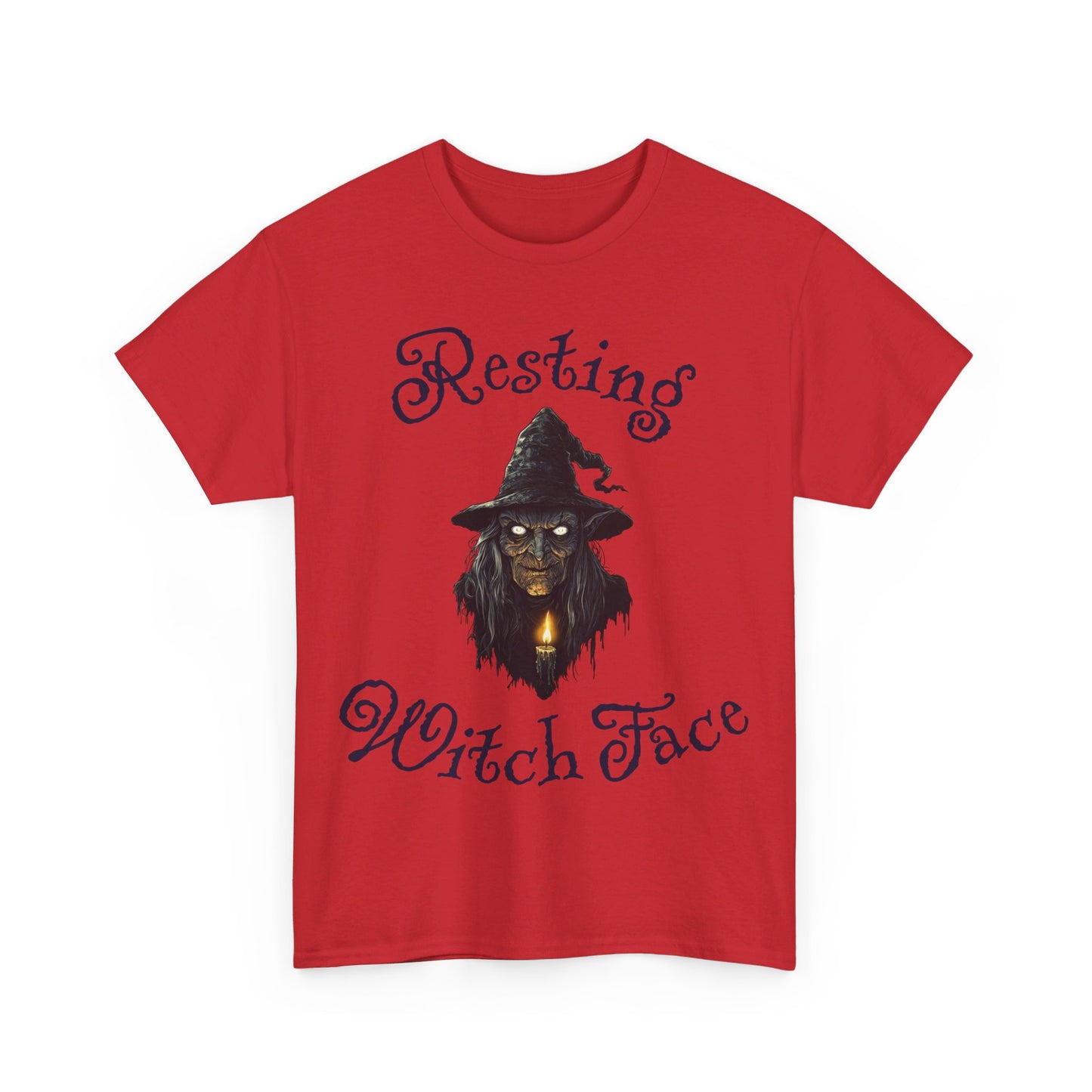 Resiting Witch Face, Halloween T-Shirt, Spooky and Funny, Halloween Lover Gift