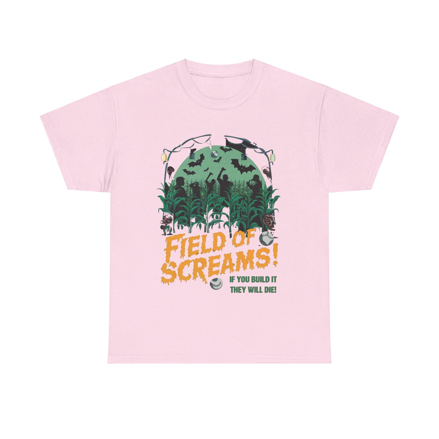 Field of Screams, Halloween T-Shirt, Baseball shirt, Movie Shirt, Spooky and Funny, Halloween Lover Gift, Baseball Movie Gift