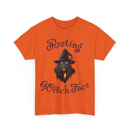 Resiting Witch Face, Halloween T-Shirt, Spooky and Funny, Halloween Lover Gift