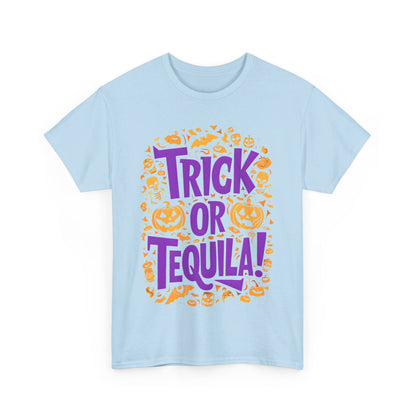 Trick or Tequila, Halloween T-Shirt, Spooky and Funny, Party Lovers Shirt, Drinking Shirt, Party Shirt, Halloween Lover Gift